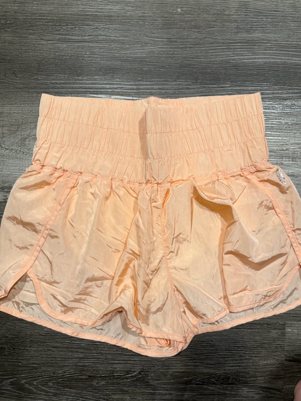 FP Movement by Free People Peach Elastic-Waist Athletic Shorts